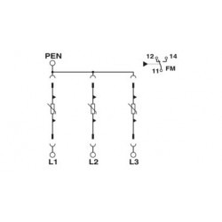 2909968-Phoenix-VAL-SEC-T2-3C-440-FM - Descargador de sobretensiones 2