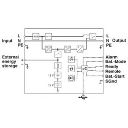 2905908-Phoenix-TRIO-UPS-2G/1AC/1AC/120V/750VA - Sistema de alimentación ininterrumpida