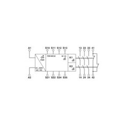 2700525-Phoenix-PSR-MC32-3NO-1NC-24-230UC-SP - Relé de seguridad