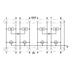 2881007-Phoenix-DT-LAN-CAT.6+ - Dispositivo de protec. contra sobretensiones